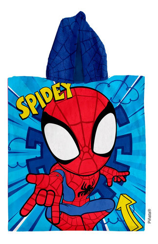 Poncho De Toalla Piñata  Personajes Mundo Moda Kids 1