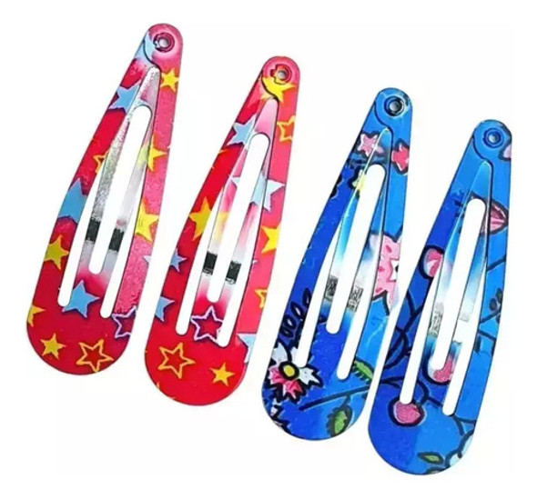 Kit C/12 Cartela De Mini Tic Tac Para Cabelo Kids - Bellesa 1