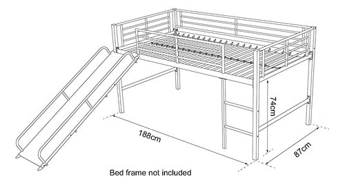Hls Baby Blue Tent Para Midsleeper Cabin Bunk Bed 1