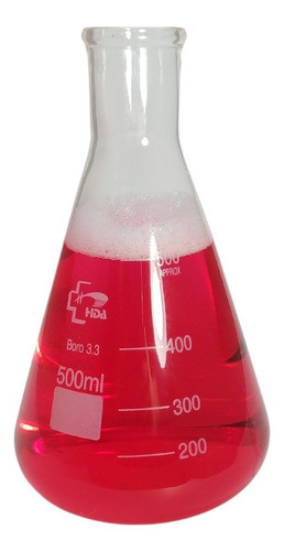 Erlenmeyer Vidrio  Hda  Boro 3.3 1000ml Importado 1