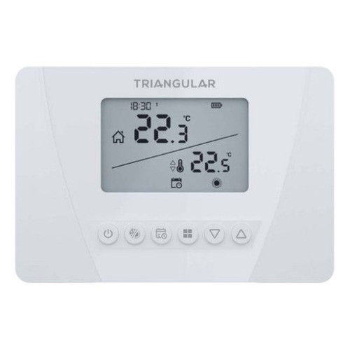 Termostato Digital Inalámbrico Y Programable Triangular 0