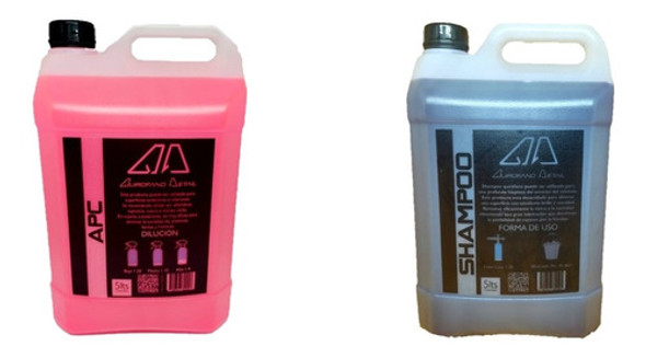Kit Apc Y Shampoo Quirofano Detail Alto Rendimiento 5lts C/u 0