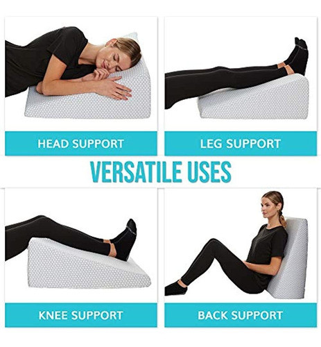 Almohada De Cuña Refrescante - Almohada De Cuña Para Cama De 1