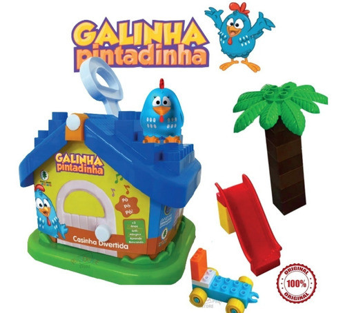 Casinha Com Blocos De Montar Galinha Pintadinha Monte Líbano 1