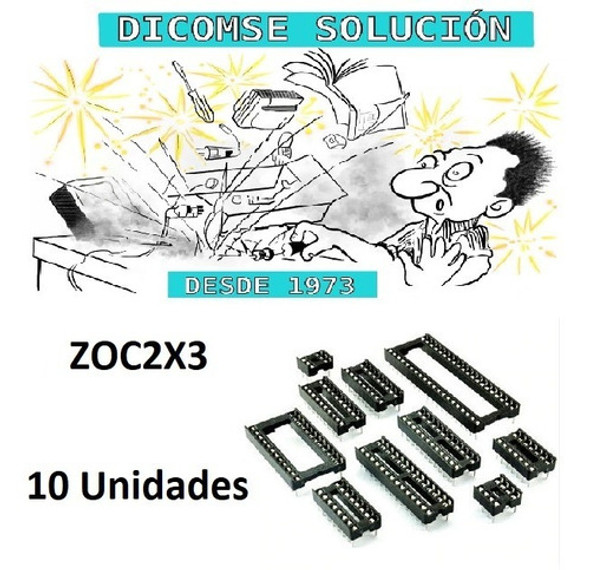 Zócalo Circuito Integrado 2x10, 20 Pines ´10 Uniddes 0