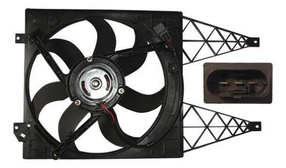 Electroventilador Con Soporte Volkswagen Suran 2006-09 0