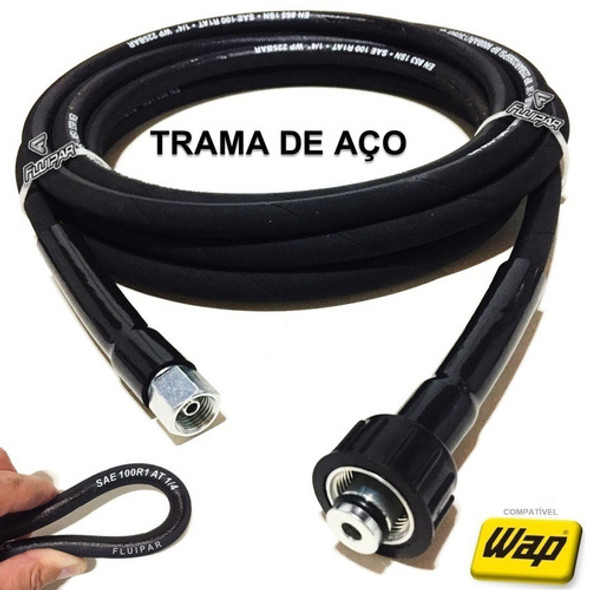 Mangueira T. Aço 6mt Lavadora Alta Pressão Wap Atacama Smart 0