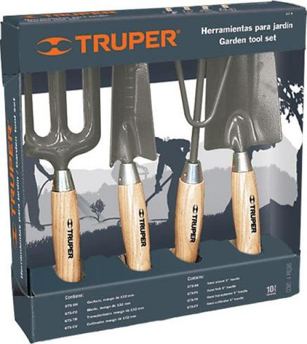 Juego Jardín 4 Piezas Truper Jj-4 0