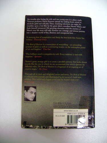 The Book Of Illusions Paul Auster En Ingles Usado Boedo 1