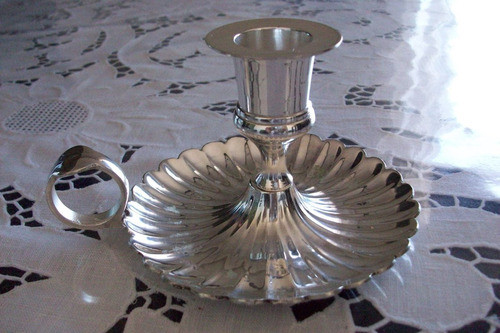Candelabro Bañado En Plata  2 Unidades Al Precio De 1 1