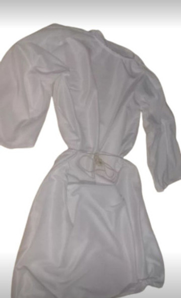 Tunica Tela Blanco Tamaño Especial 140 C/manga 3/4 C/ Cordon 0 Tunica Tela Blanco Tamaño Especial 140 C/manga 3/4 C/ Cordon 0