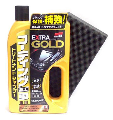 Lavado Extreme Gold P/ Autos Con Cerámico Soft99 Japón 750ml 0