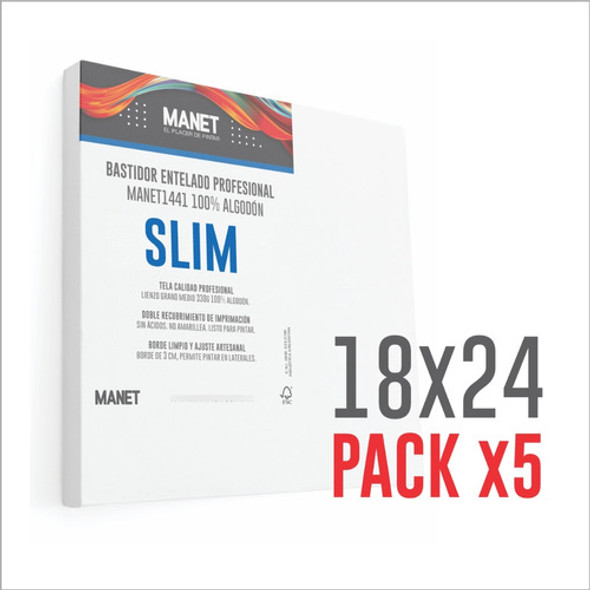 Bastidor Entelado Lienzo Acrilico Oleo Manet 18x24 Slm X5 0