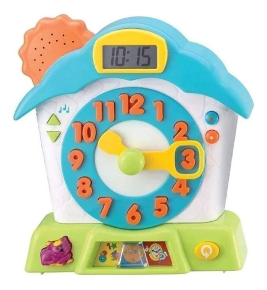 Reloj Didactico - Aprende La Hora - Como  Nuevo!!! 1 Reloj Didactico - Aprende La Hora - Como  Nuevo!!! 1