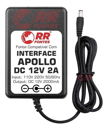Fonte 12v Para Interface Apollo Twin Duo Usb Universal Audio 1