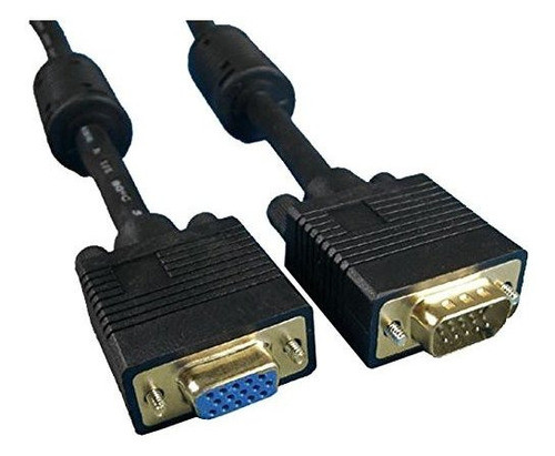 Edragon Paquete De 4 Cable Svga Negro Hd15 Macho A Hd15 Hemb 0