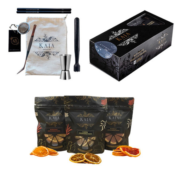 Estuche Botanico Mix Kaia X4 Botanicos Bartool Kit Citricos 0