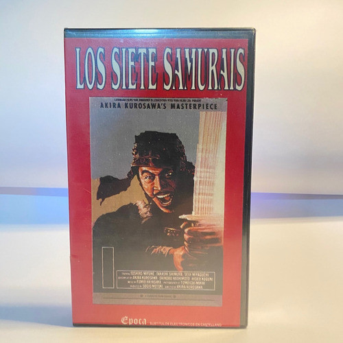 Película Vhs Los Siete Samurais Akirq Kurisawas Impecable 0