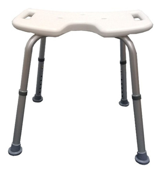 Banqueta Asiento De Aluminio Para Ducha Y Bañera Regulable 0