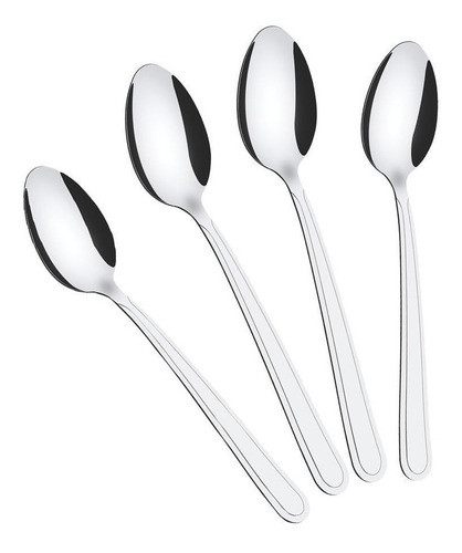Colher De Sobremesa Tramontina Inox Buzios 12 Pçs 0