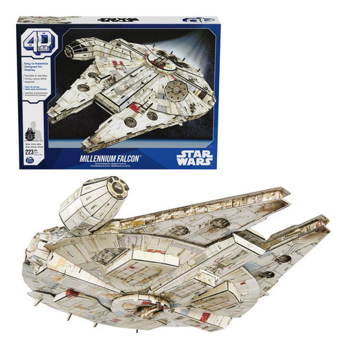 Rompecabezas 4d Star Wars Halcon Milenario 223 Pzs - Premium 0