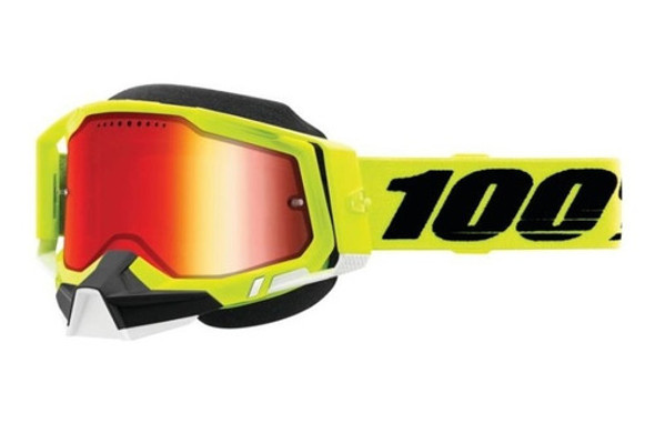 Antiparra 100% Accuri 2 Ski Snowboard Fluo Yellow Nieve Qpg 0 Antiparra 100% Accuri 2 Ski Snowboard Fluo Yellow Nieve Qpg 0