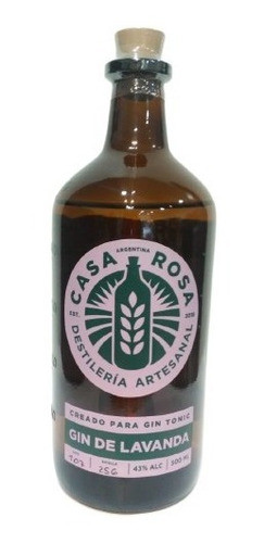 Gin Casa Rosa De Lavanda Artesanal Nacional Gins Tonic 0