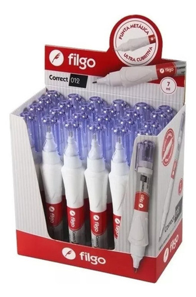 Lápiz Corrector Filgo Correct 012 Pack X12 Unidades 1