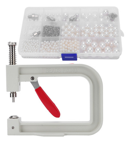 Kit De Máquina De Fixação De Pérolas Para Prensa Manual Diy 1