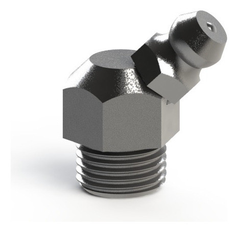 Graxeira 1/8-28 Bsp 45° Resistente Imece 100 Peças Original 0