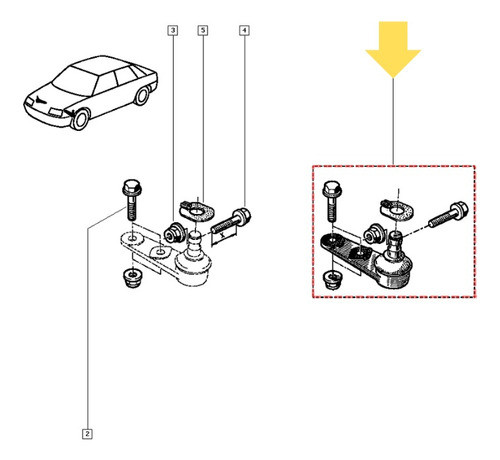 Rotula Suspensión Renault  19 Original Motrio 1