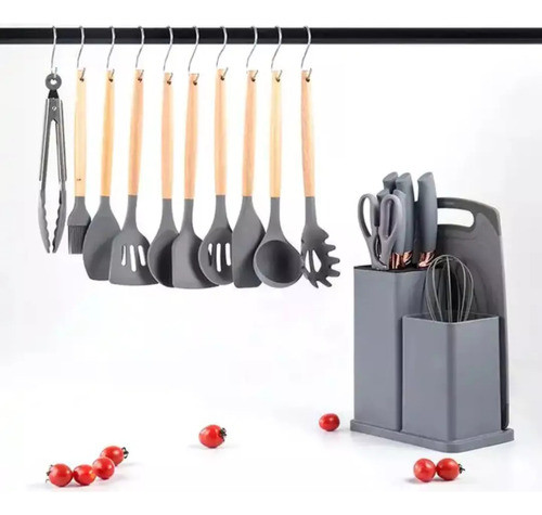 Set De Utensillos De Cocina + Tabla 1