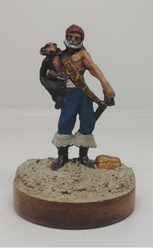 Figura Pirata Con Mono 70 Mm Z3481 Milouhobbies 0