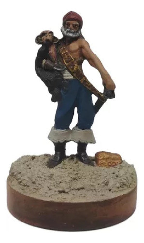 Figura Pirata Con Mono 70 Mm Z3481 Milouhobbies 0