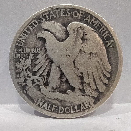 Moneda De Plata Medio Dólar 1943 S Estados Unidos Km# 142 0