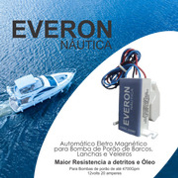 Automático Para Barco Lancha 20 Amp Everon Náutica 12/24v 1