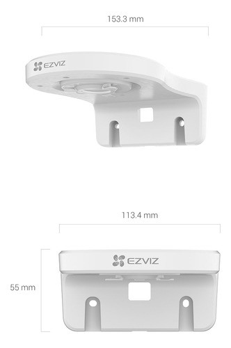Soporte Ezviz Cs-cmt-bracket-wallmount C4w C6n C6cn C6tc 1