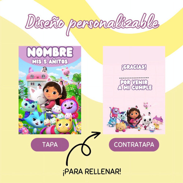 Libro Imprimible Para Colorear La Casa De Muñecas De Gabby 1