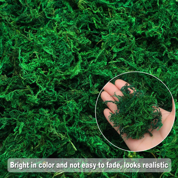 Willbond Musgo Artificial Verde Musgo Seco Decorativo Falso 1