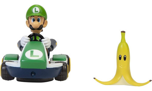 Super Mario Spin Out 2.5  Mariokart - Luigi Racer Vehicle 1