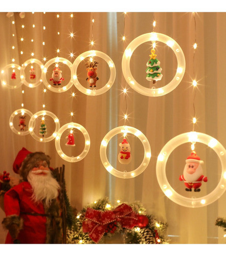 Corda De Natal Levou Lâmpadas De Decoração Atmosfera Românti 1