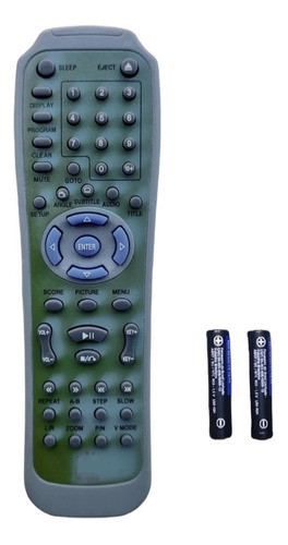 Controle Remoto Dvd D-2188 Rc-s273 Compatível Com Pilhas 0