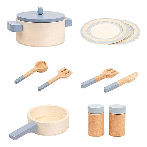 Juego De Ollas Madera 0