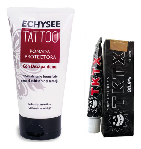 Pomada Protectora Echysee Post Tattoo Care+ Tktx 99% Black 0