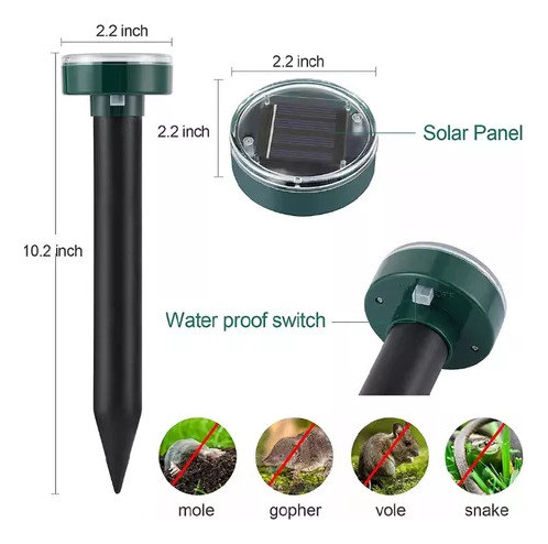 6 Unidades Mantêm Ratos E Cobras Longe Do Sol Repelir* 1