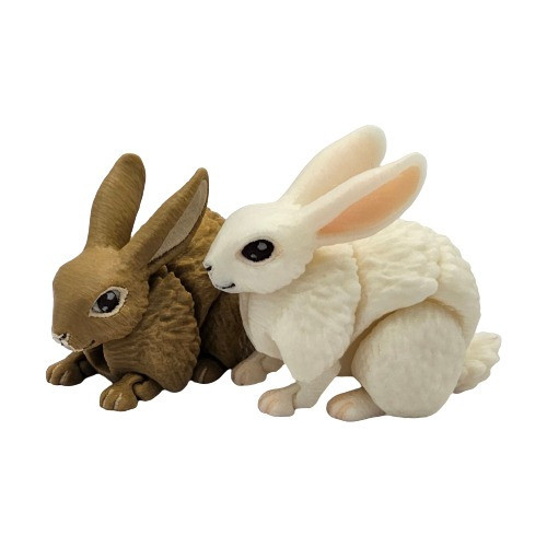 Conejo - Animal Articulado Flexible - Impresion 3d 0