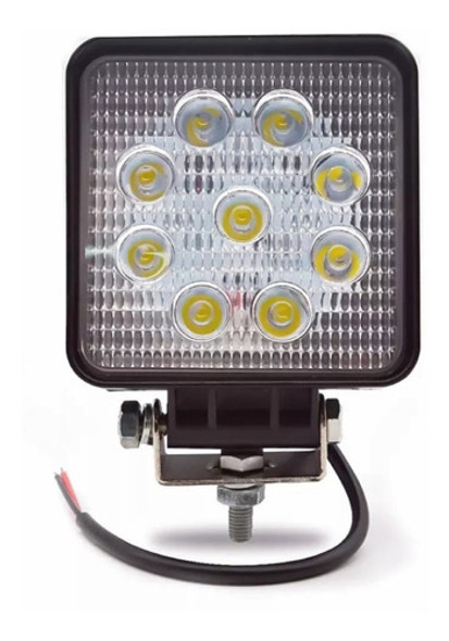 Faro Proyector De 9 Led 27 Watt Off Road Iluminacion X 2 Un 0