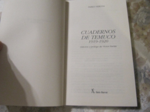 Cuadernos De Temuco - Pablo Neruda 1