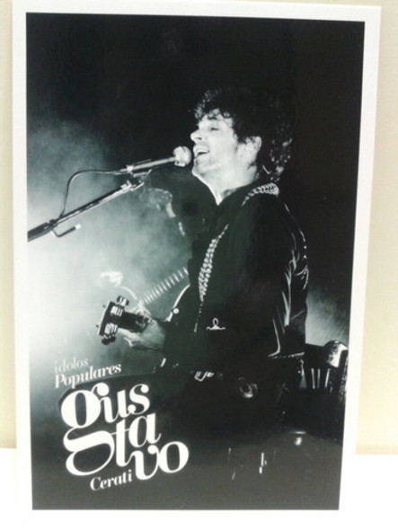 Tarjeta Entero Postal De Gustavo Cerati Correo Argentino 0