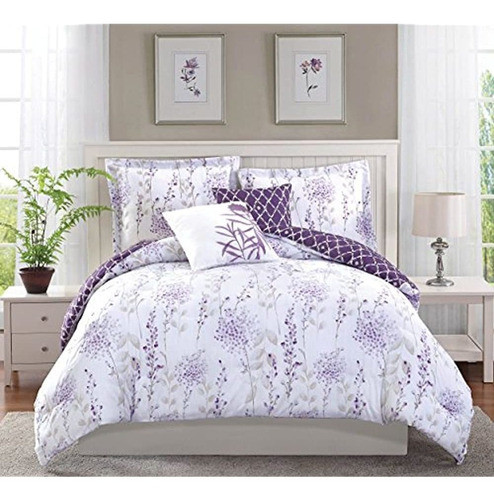 Juego De Edredón King De 5 Piezas Boho Living Fresh Meadow 1